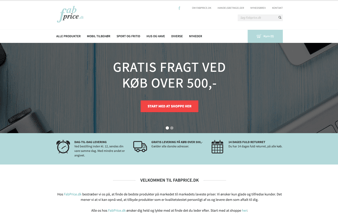 fabprice.dk - Webshop med salg af gadgets, mobil tilbehør m.m.