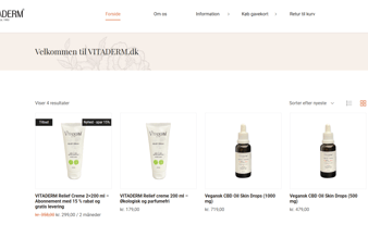 Webshop med mindre varelager og STORT potentiale sælges	