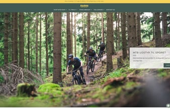 Danmarks (måske) første mountainbike tøjbrand