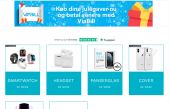 Kørende webshop - salg af mobil tilbehør - cover, headset, mobilholder m.m. 
