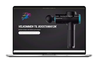 Massagepistol med dropshipping leverandør i EU | 100% køreklar webshop | Boostaway.dk
