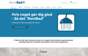 RentBad.dk - Niche Rengøring - Omsætning 259.134,25 kr.