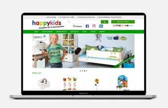 Webshop med salg af baby og børne artikler sælges - Shoppen har næsten 10 år anciennitet
