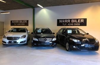 Norr Biler - Brugte biler i topklasse - Solgt 50 biler på 12 mdr - 240 kvm indendørs lokale