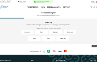 Solcelle webshop med fuld drift – klar til overtagelse (værdilager ~ 500.000 kr)