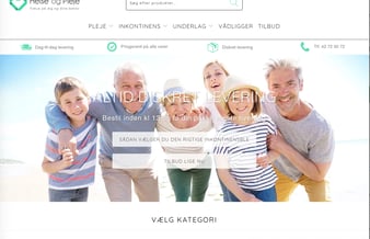 Igangværende niche webshop med stort potentiale inden for personlige pleje til ældre 
