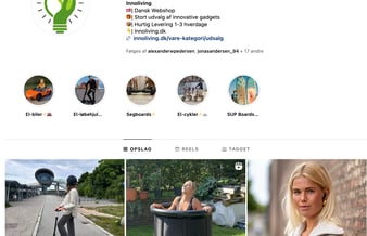 Innovativ webshop med nyudviklet hjemmeside
