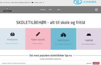 Skoletilbehør ApS SIDSTE CHANCE FOR SALG 