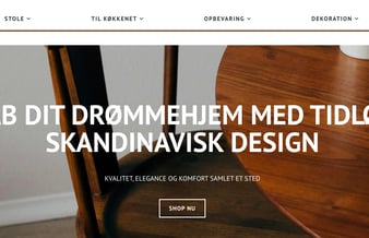 Køreklar dropshipping webshop med salg af møbler