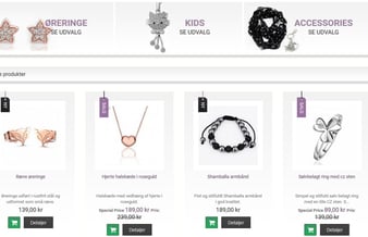Magento smykke webshop sælges