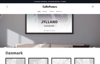 Køreklar webshop til salg