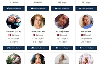 Dansk Influencer marketing platform 