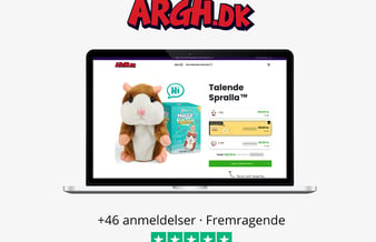 Konverteringsbar webshop som sælger legetøj - Omsat 96.400,- DKK inkl. moms - Konverteringsrate på +5%