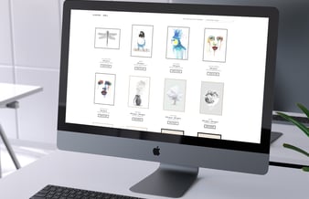 CreativeDot - Design webshop/salgsportal med eget brand - Omsætning ca. 130.000 kr. i 2018 (på standby)