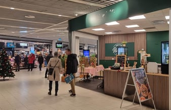 Pizzeria med unik beliggenhed i Glostrup centeret lige foran Føtex. 