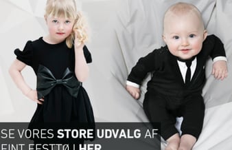 Stilren børnetøjswebshop med fokus på personlig service, eksklusivitet og egen niche