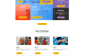 Skiudstyrs affiliate website med god organisk trafik