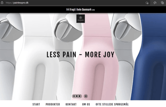 Køreklar webshop til salg af nakke massage udstyr - Painlesspro.dk