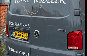 Etableret tømrerfirma på Bornholm med ejendom og lager