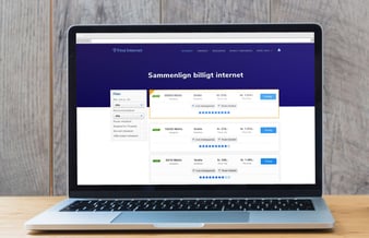 Find-Internet.dk - Affiliate site indenfor internetudbydere med organiske besøgende