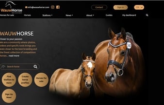 On-line platform - Mulighed for at leve af din passion for Heste