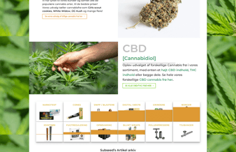 Online cannabisbutik m. omsætning sælges - Top placeringer på google