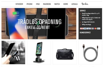 Velfungerende website med et stærkt brand og sund omsætning på 900.000 DKK i 2017 og 700.000 DKK i 2018