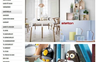 Webshop med gaver og boligtilbehør - stor mulighed for vækst