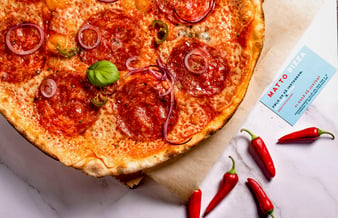 Flot italiensk pizzaria i Frederiksberg mad & kulturhus med ELLER uden maskiner