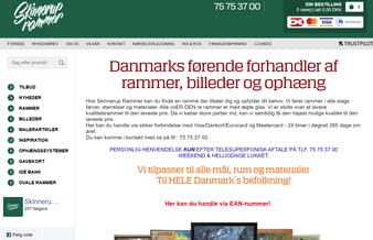 Velfungerende rammevirksomhed med WEBSHOP til salg!