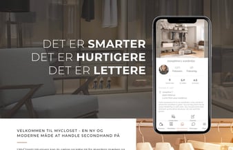 Secondhand platform til salg - Har idag ca. 500 brugere, som er oprettet i testfasen via SoMe markedsføring.