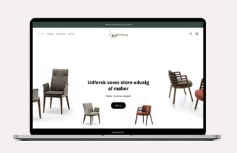 Dropshipping webshop med møbler 