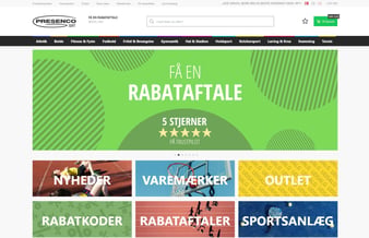 Sportsbranchen, webshop, omsætning 5,7 mio. kr.