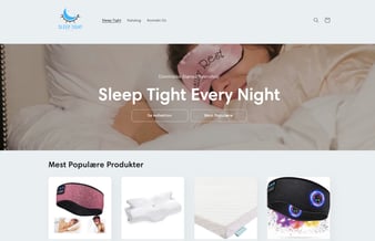 Stilet webshop med kvalitets søvnprodukter sælges