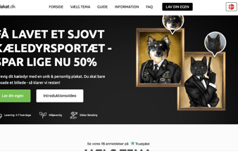 SJOVPLAKAT.DK TIL SALG! - Omsætning på 51000 kr 