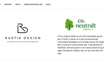 Dropshipping webshop med Danske Designmøbler - rustikdesign.dk 