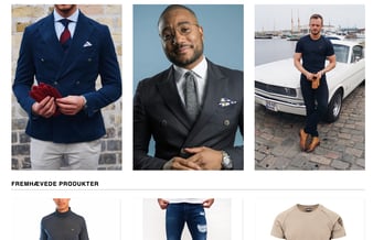 Velfungerede herretøjs webshop med stort potentiale (100.000 + DKK i omsætning)