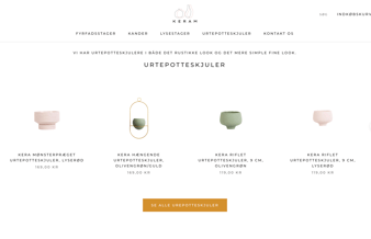 Køreklar Nordisk keramik webshop KERAM.DK - med dansk dropshipping leverandør!
