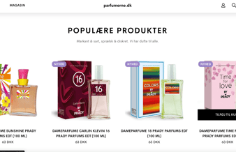 Dropshipping webshop (alt opsat) - Parfumerne.dk
