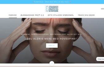 Dropship Webshop med salg af Øjenmassager
