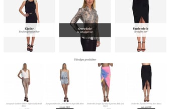 Webshop med modetøj til kvinder samt varelager sælges!