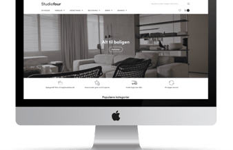 Webshop med møbler, interiør og belysning - Har omsat for 10.000 kr. 