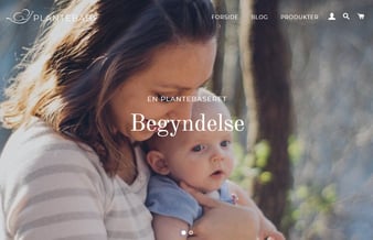 Niche webshop med plantebaserede fødevarer til gravide & småbørn  - Plantebaby.dk