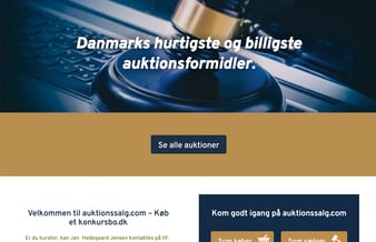 Portal med salg af konkursboer - Søger partner