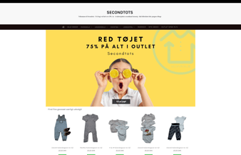 Secondhand webshop med børnetøj sælges
