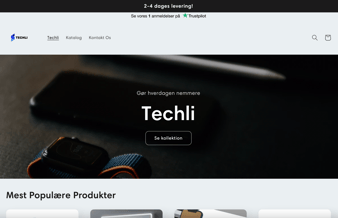 Unik webshop med salg af elektroniske gadgets og elektronisk tilbehør