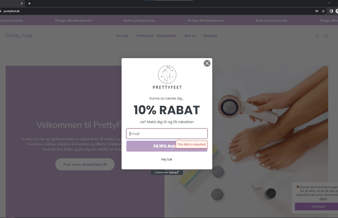 Køreklar webshop | Stort udviklingspotentiale | Indenfor kosmetik & personlig pleje