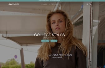 Webshop med sweatshirts, t-shirts, med stort vækstpotentiale