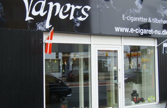E-cigaret butik med mange gode faste kunder
