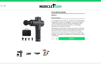Unik webshop med salg af massageprodukt